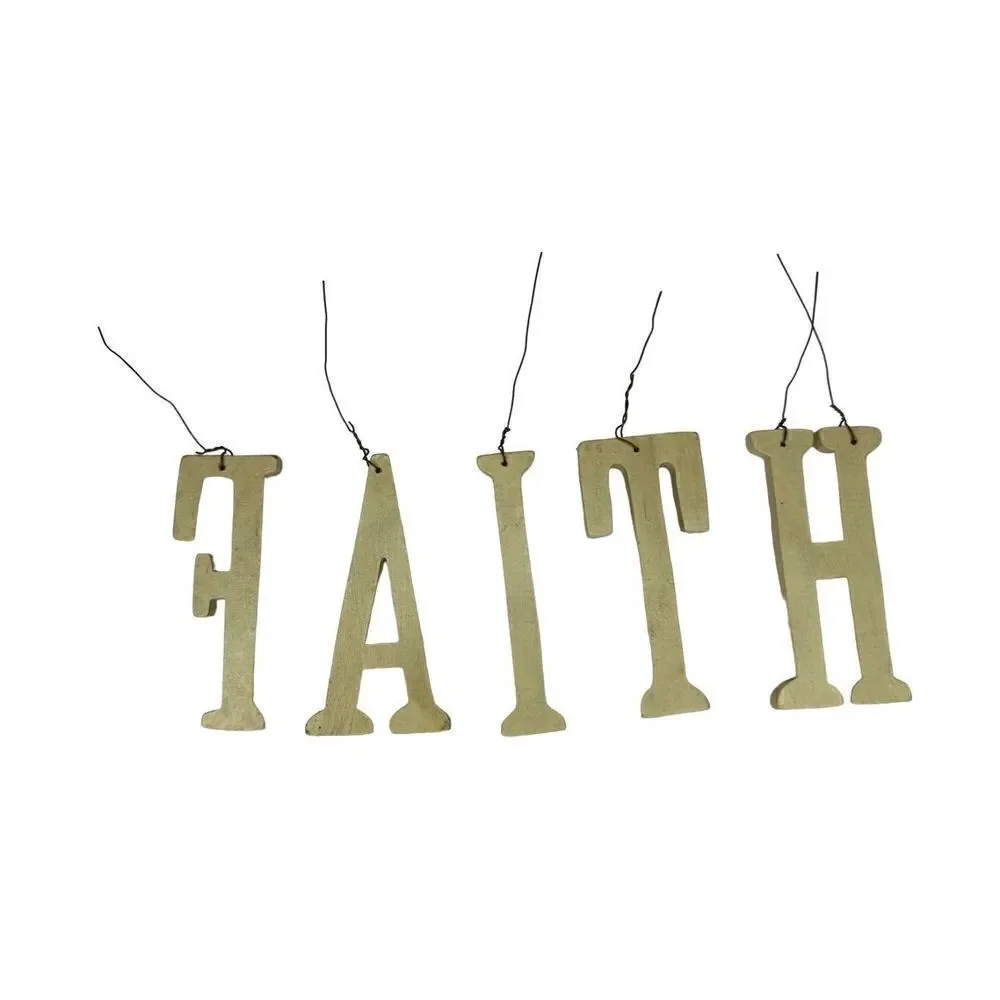 ‘FAITH’ Letters for Baskets. Netting. Screens